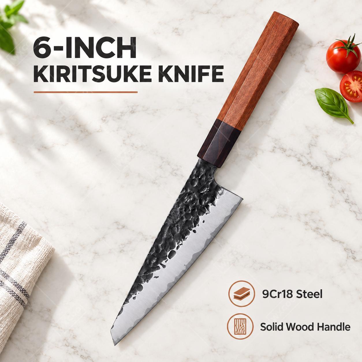 Japanese Knife - Pisau Koki Jepang Bunka Buatan Tangan
