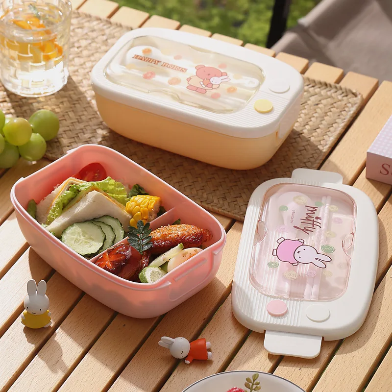 Bento Box - Kotak Makan Siang Plastik Satu Lapisan
