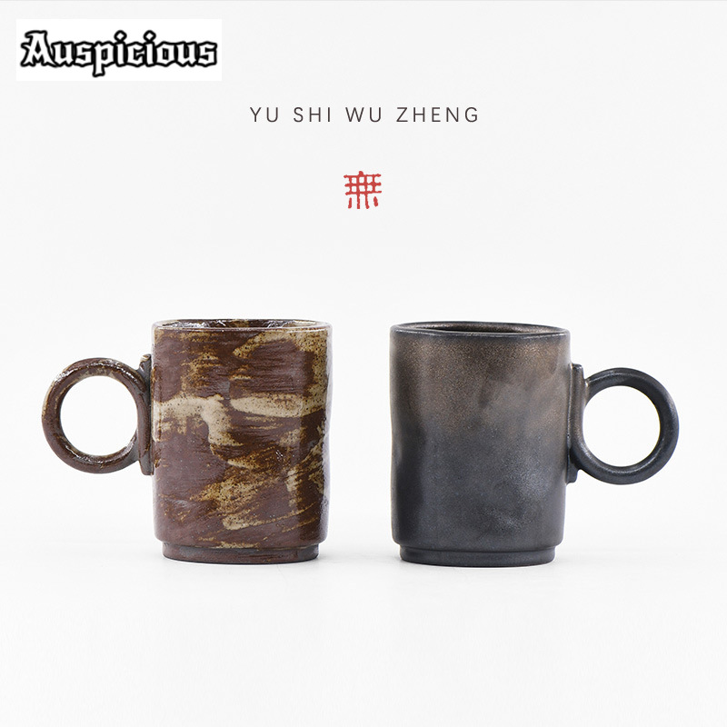 Japanese Pottery - 180ml buatan tangan Wabi Stoneware Mug