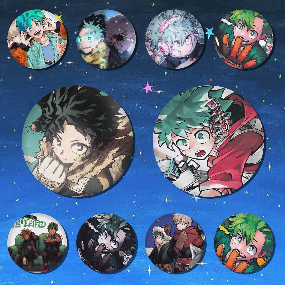 Furoshiki - A-Midoriya Izuku Bakugou Katsuki Anime Lencana