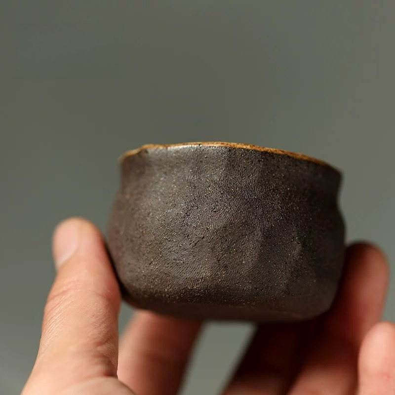 Cangkir Teh Keramik Kasar Wabi - Japanese Pottery ulasan dan harga