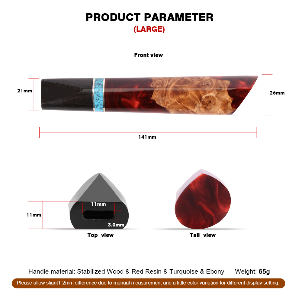 Gagang Pisau Resin Kayu Stabil - Japanese Knife ulasan dan harga