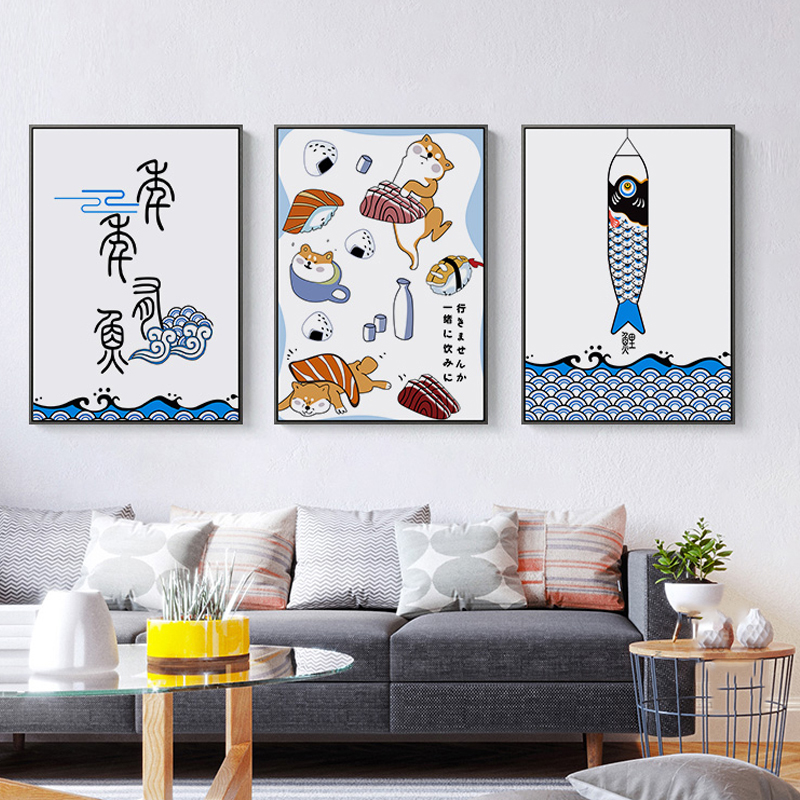 Poster dan lukisan hewan dan i - Japanese Restaurant Lifestyle ulasan dan harga