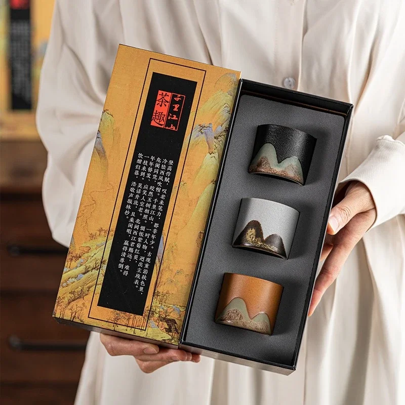 Kotak hadiah, cangkir teh kera - Japanese Pottery ulasan dan harga
