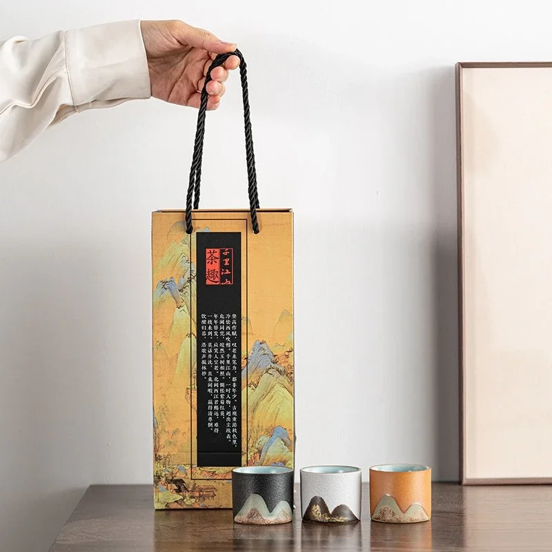 Kotak hadiah, cangkir teh kera - Japanese Pottery ulasan dan harga