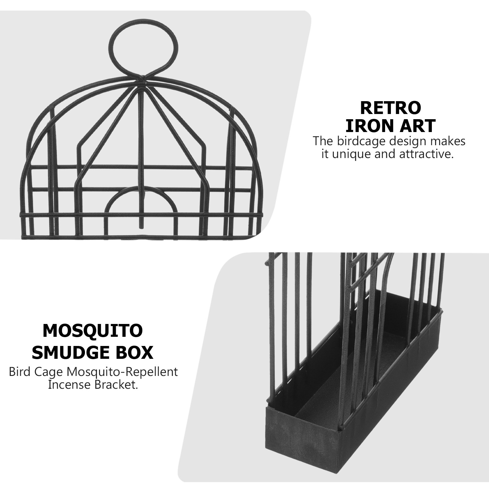 Tempat Dupa Bentuk Sangkar Bur - Incense Holder ulasan dan harga