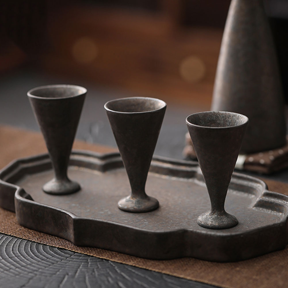 Gelas Sake Tembikar Buatan Tan - Japanese Pottery ulasan dan harga