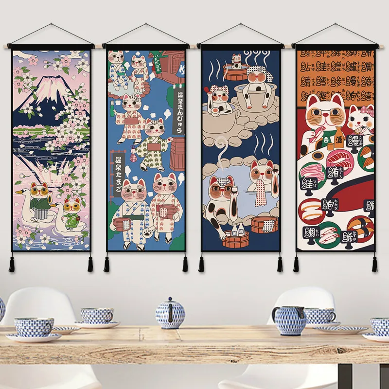 Kain kucing keberuntungan Jepa - Japanese Restaurant Lifestyle ulasan dan harga