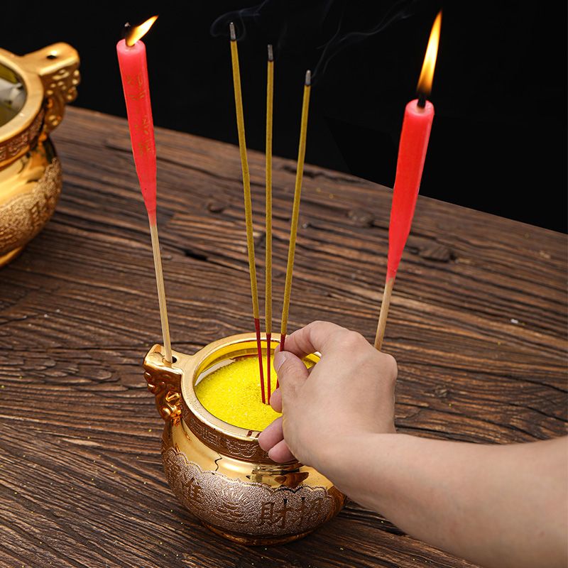 Pembakar Dupa Keramik Emas Den - Incense Holder ulasan dan harga
