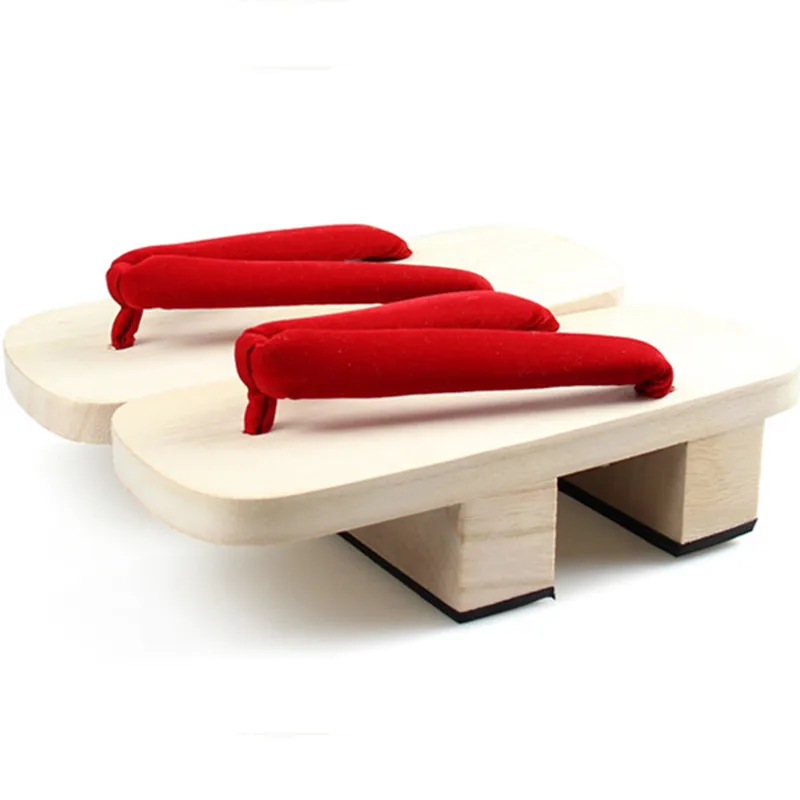 Sepatu Cosplay sandal kayu hak - Geta Wooden Sandal ulasan dan harga